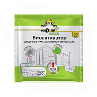 Биоактиватор для дачных туалетов и септиков весом 50 гр NADZOR BIOWC4