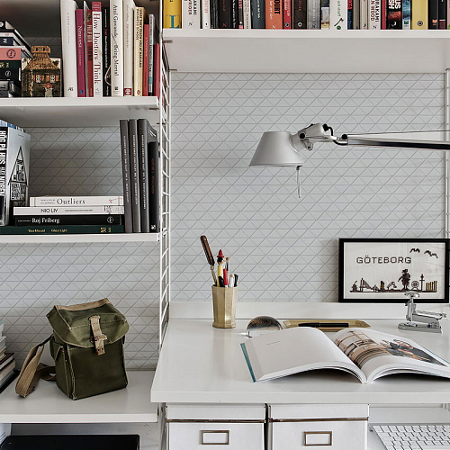 Мозаика Starmosaic Triangolo White Zip Glossy 87*122мм керамика 262.5*262.5мм купить