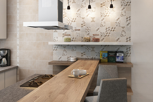 Плитка настенная Дюна 20*40 см цвет бежевый, LB-CERAMICS 1041-0255 купить