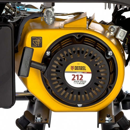 Генератор инверторный Denzel GT-2500iF 2.5кВт/2.2кВт 220В бак 5л (94704) купить