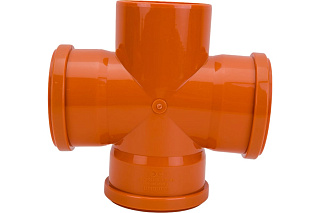 Крестовина для наружной канализации 160*160*160/87.5° Lammin Lm36061666090 купить