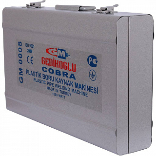 Сварочный аппарат Cobra Ekonomik GM 0008 1500Вт с комплектом насадок 20-40мм для полипропиленовых труб 20-75мм купить