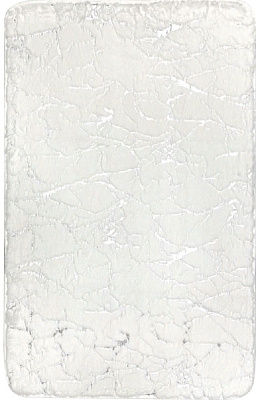 Коврик для ванной MARBLE 50*80см белый с серебром FORA FOR-HAP-50-80-MBW купить