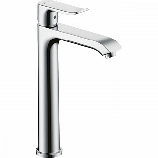 Смеситель HANSGROHE Metris 31183000 для раковины с высоким изливом хром купить