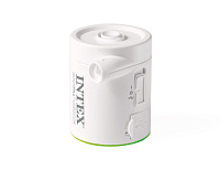 Насос электрический USB200R перезаряжаемый пауэрбанк 5 2А 2 насадки Intex 66637