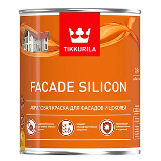 Краска фасадная Yki Silicon белая база А Tikkurila/Tikkivala купить
