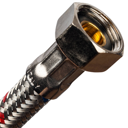 Гибкая подводка для воды STOUT гайка 3/8" х 1/2" штуцер, длина 600 мм SHF-0067-081015 купить
