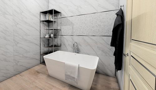 Керамогранит Calacatta Grey Glossy 120*60см Absolut Gres AB1013G купить