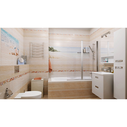 Плитка настенная Ривьера 25*50 см, Уралкерамика ПО9РВ424 / TWU09RVR424 купить