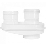 Адаптер моноблочный переход с 80/125 на 80/80 конденсационный Rommer RCA-0880-251000 Адаптер моноблочный переход с 80/125 на 80/80 конденсационный Rommer RCA-0880-251000