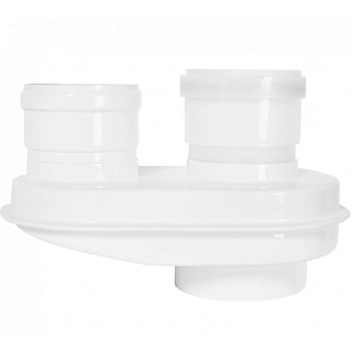 Адаптер моноблочный переход с 80/125 на 80/80 конденсационный Rommer RCA-0880-251000 купить