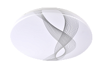 Светильник светодиодный Jazzway PPB  WAVE круг 24w 4000К 1840Lm IP20  260*55 белый (5024649)