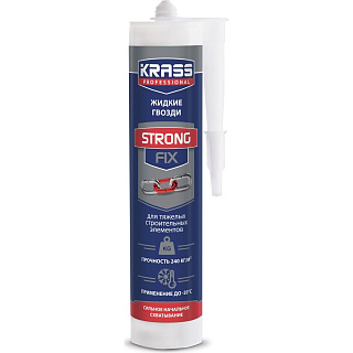Клей жидкие гвозди Krass StrongFix для тяжелых строительных элементов (0.3л) купить