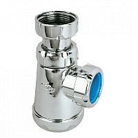 Сифон бутылка 1 1/4"х32 (хром)  (без выпуска)  Jimten S-182
