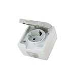 Розетка Вуокса 1мест 2П+3 о/у SQ1803-0007 16А IP54 Розетка Вуокса 1мест 2П+3 о/у SQ1803-0007 16А IP54