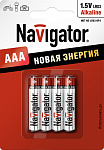 Элемент питания Navigator NBT-NE-LR03-BP4 Элемент питания Navigator NBT-NE-LR03-BP4