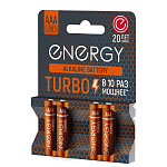 Элемент питания Energy Turbo "мизинчик" LR03/4B ААА алкалиновые 4шт 107049 Элемент питания Energy Turbo "мизинчик" LR03/4B ААА алкалиновые 4шт 107049
