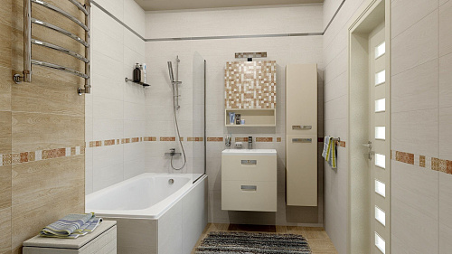 Бордюр металлический, серебро глянцевое, 1.6*60см Ceramica Classic купить