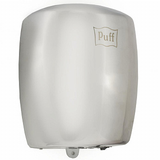 Сушилка для рук электрическая Puff-8887 высокоскоростная 1.2кВт антивандальная цвет темно-серебристый, 1401.343 купить