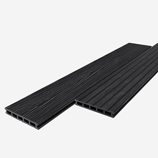 Доска террасная пустотелая UnoDeck MOGANO 165*24*3000мм RusDecking графит купить