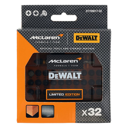 Набор торсионных бит 31 штука McLaren F1 Team FLEXTORQ DeWalt DT70901T-QZ купить