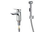 Смеситель ВЕГА для раковины 97 с гигиеническим душем Aquatek AQ1012CR Смеситель ВЕГА для раковины 97 с гигиеническим душем Aquatek AQ1012CR