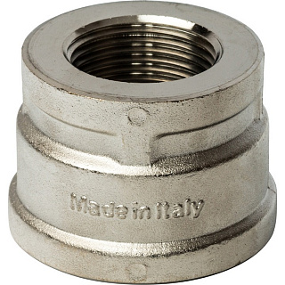 Муфта внутренняя резьба переходная никелированная латунь 1 1/2"*1" STOUT SFT-0006-001121 купить