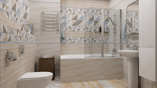 Плитка настенная Вестанвинд 20*60см цвет разноцветный LB-CERAMICS 1064-0167 купить