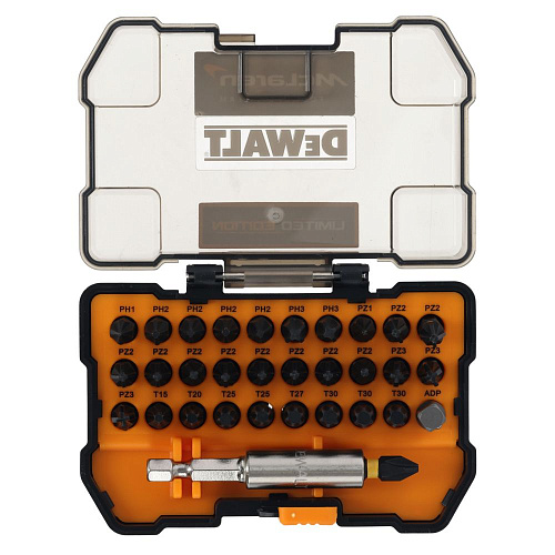 Набор торсионных бит 31 штука McLaren F1 Team FLEXTORQ DeWalt DT70901T-QZ купить