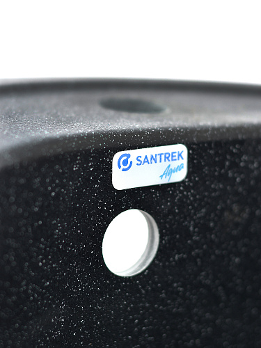 Мойка врезная  круглая PRO ROUND SA-R510 SANTREK AQUA 313559 черный-308 купить