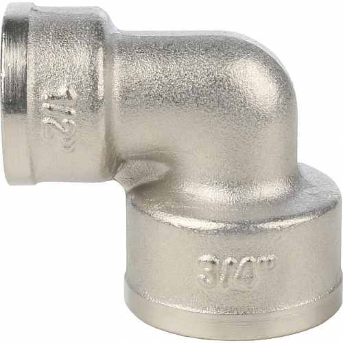 Угольник переходной внутренняя резьба никелированный латунь 3/4"*1/2" STOUT SFT-0014-003412 купить