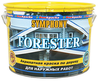 Краска Symphony Forester 9680 фасадная по дереву база C бесцветная (9л) купить
