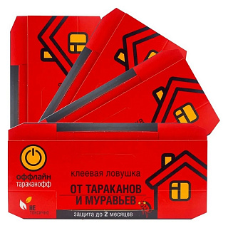 Клеевая ловушка от тараканов и муравьев Тараканофф OF05020121 купить
