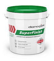 Шпатлевка Danogips SuperFinish зеленая крышка 11л