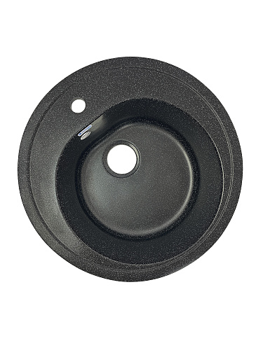 Мойка врезная  круглая PRO ROUND SA-R510 SANTREK AQUA 313559 черный-308 купить