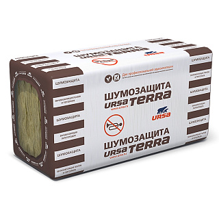 Утеплитель URSA TERRA Шумозащита 10 штук 7,62м2/0,381м3 1250*610*50мм купить