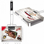 Решетка для барбекю ECOS RD-103C общая длина 62см 40*27*5см. 999609