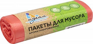 Мешок мусорный для ремонта ароматизированный Био Арома микс 60л 60х80см (20штук в рулоне) Идеал МШХ40085 купить