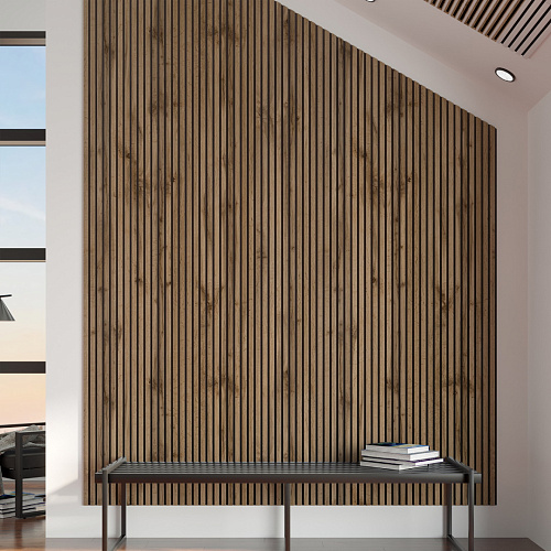 Панель Стеновая Акустическая Stella Trend Light Пекан 2780*600*21мм Стелла купить