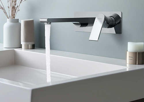 Смеситель ЛИРА  для раковины настенный Aquatek AQ1413CR купить