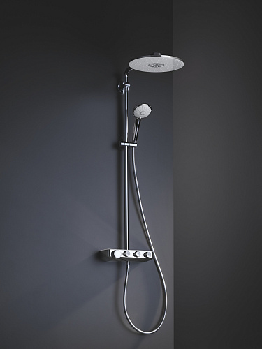 Система душевая Euphoria SmartControl 310 DUO с термостатом для душа цвет белая луна GROHE 26507LS0 купить