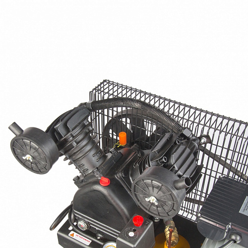 Компрессор ременной Denzel DRV2200/100V верт. рессивер 2.2кВт/100л/220В 10атм 440л/м купить