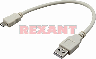 Шнур micro USB (male)-USB-A (male) 0.2M   купить