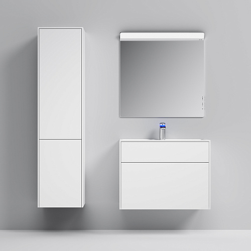 Тумба подвесная INSPIRE V2.0 с раковиной INSPIRE 80 3 ящика белый матовый AM.PM M50AFHX0803WM купить