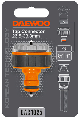 Адаптер для кранов с внешней резьбой G3/4" и 1" 26.5-33.3mm DAEWOO DWC 1025 купить