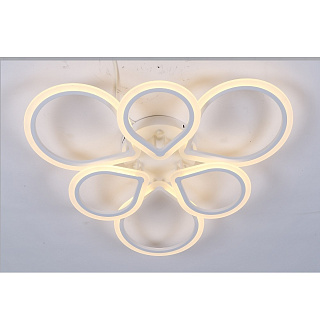 Люстра Schaffner Lagrima LED 132W 11220LM 3000K-6000K белая 39226-3+3 купить