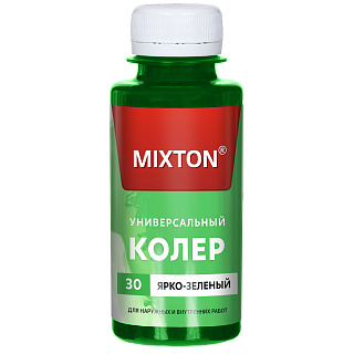 Колерная паста универсальная Микстон 30 Ярко-зеленый 0.1 л купить