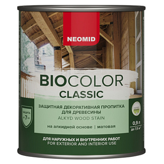 Защитно-декоративная пропитка для дерева Biocolor Classiс Калужница (0.9л) купить