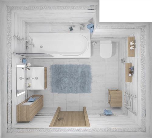 Керамогранит Pub 40*40 см цвет белый, Ceramica Classic купить