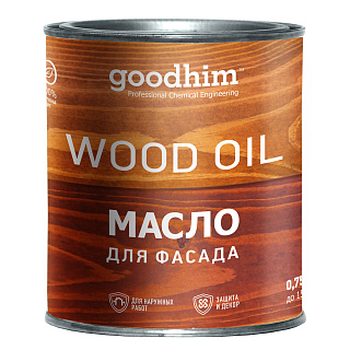 Масло для фасада GOODHIM WOOD OIL мокачино 00258 0.75 л купить